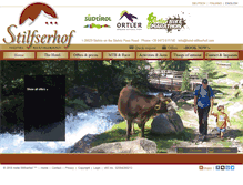 Tablet Screenshot of hotel-stilfserhof.com